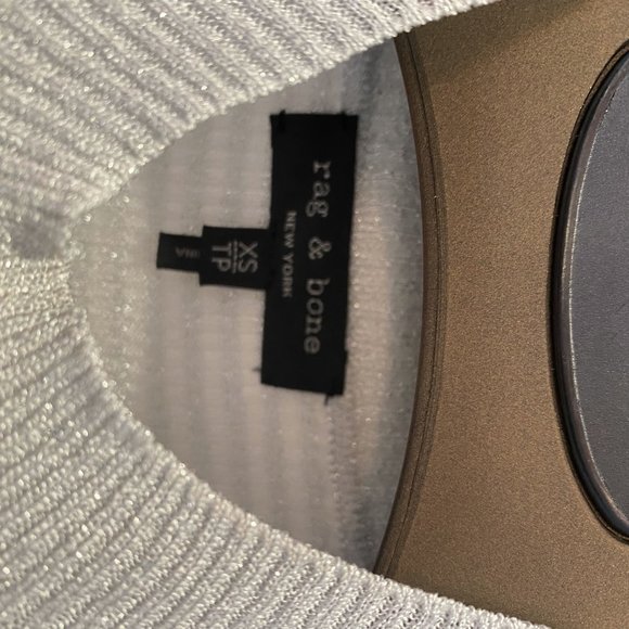 Rag & Bone Raina Lurex Turtleneck XS - Picture 7 of 7